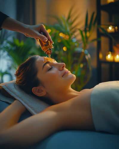 Verwöhnende Marulaöl-Massage